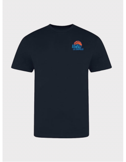 T-shirt basket club la chapelle bleu marine