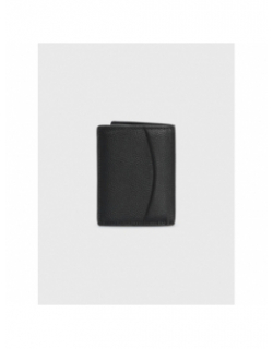 Portefeuille en cuir minimal focus bifold noir homme - Calvin Klein