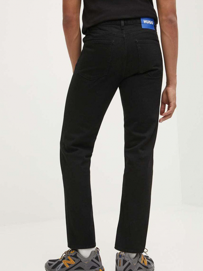 Jeans straight jonah noir homme - Hugo