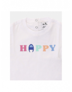 Ensemble t-shirt short happy blanc noir bébé - Champion