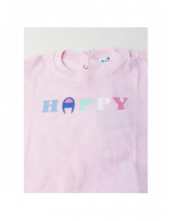 Ensemble t-shirt short happy rose bébé - Champion