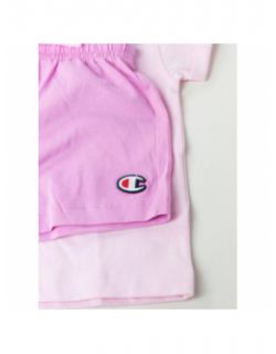 Ensemble t-shirt short happy rose bébé - Champion