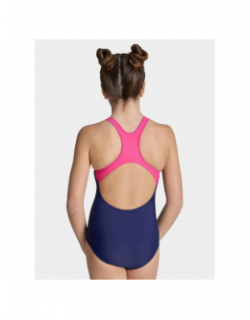 Maillot de bain une pièce violet rose fille - Arena