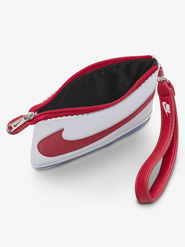 Pochette icon cortez wristlet blanc rouge - Nike