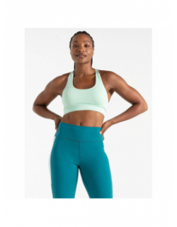 Brassière de sport don't sweat it vert d'eau femme - Dare 2b