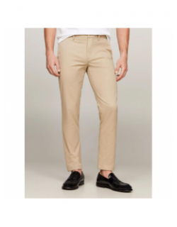 Pantalon chino bleecker 1985 beige homme - Tommy Hilfiger