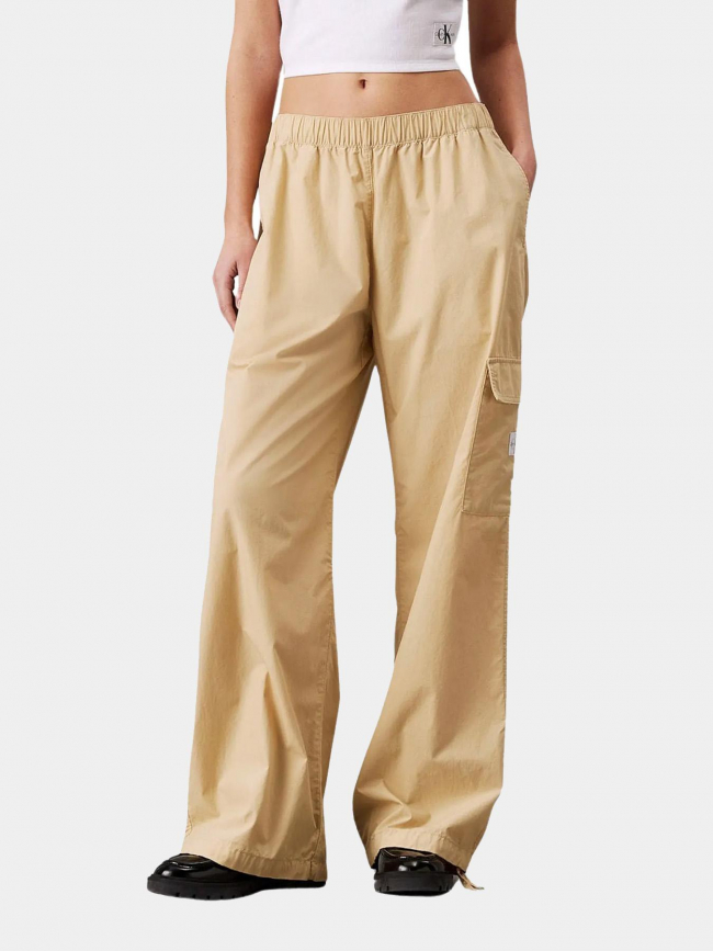 Pantalon cargo utility beige femme - Calvin Klein