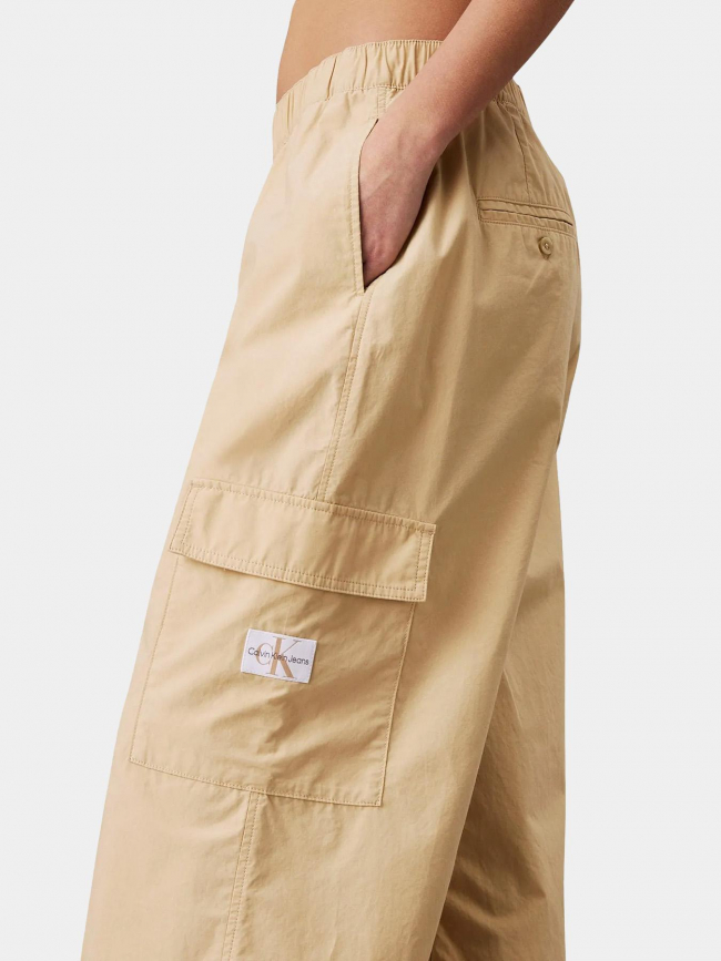 Pantalon cargo utility beige femme - Calvin Klein