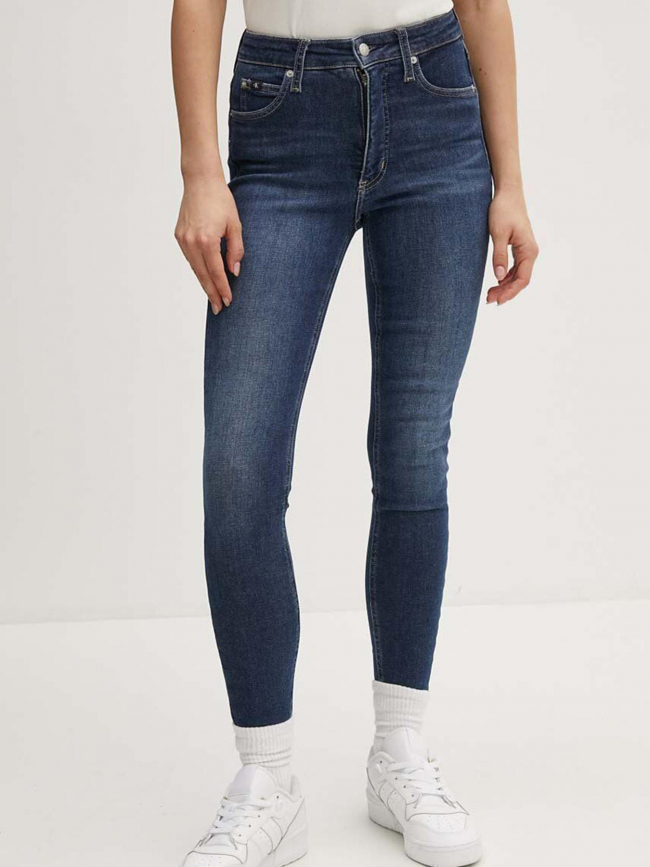 Jean high rise super skinny bleu femme - Calvin Klein Jeans