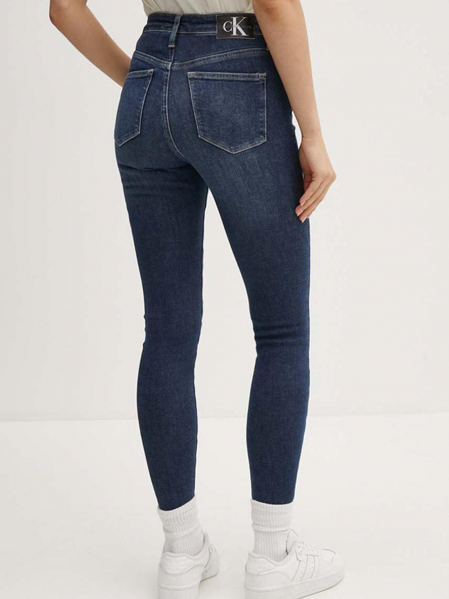 Jean high rise super skinny bleu femme - Calvin Klein Jeans