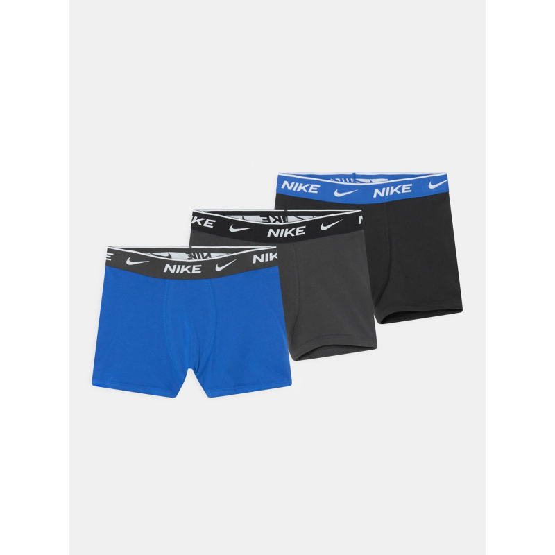 Pack 3 boxers everyday noir bleu gris enfant - Nike