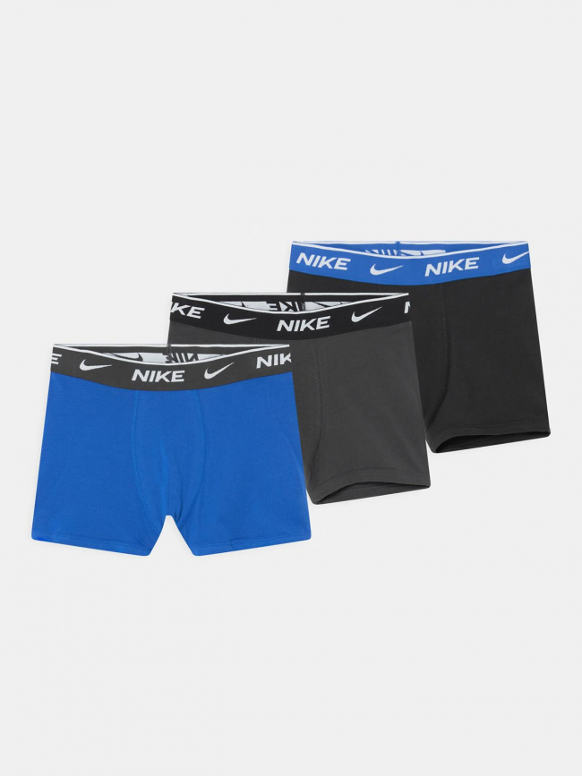Pack 3 boxers everyday noir bleu gris enfant - Nike