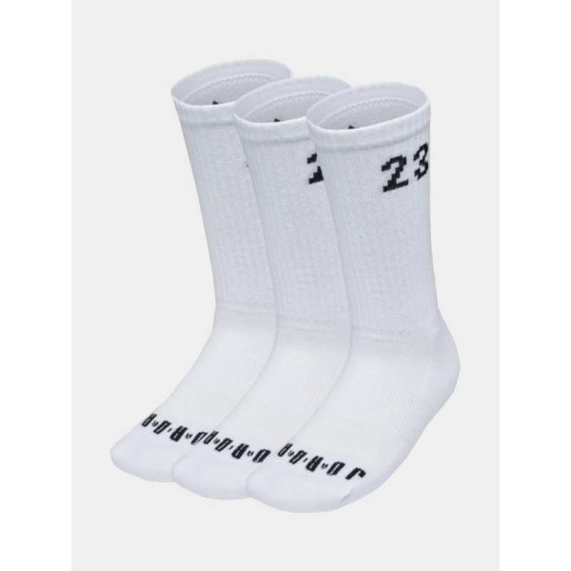 Pack de 3 paires de chaussettes essential crew blanc - Nike