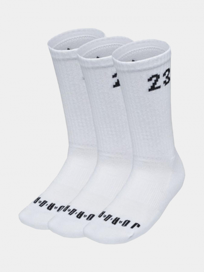 Pack de 3 paires de chaussettes essential crew blanc - Nike