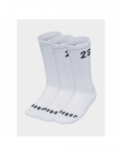 Pack de 3 paires de chaussettes essential crew blanc - Nike