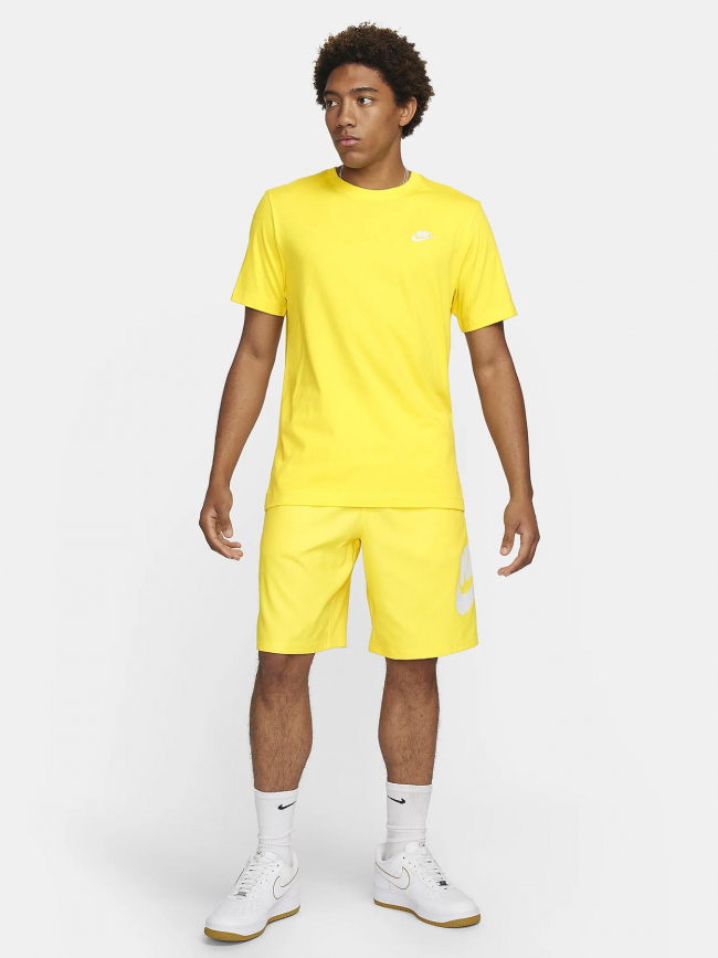 T-shirt nsw club jaune homme - Nike