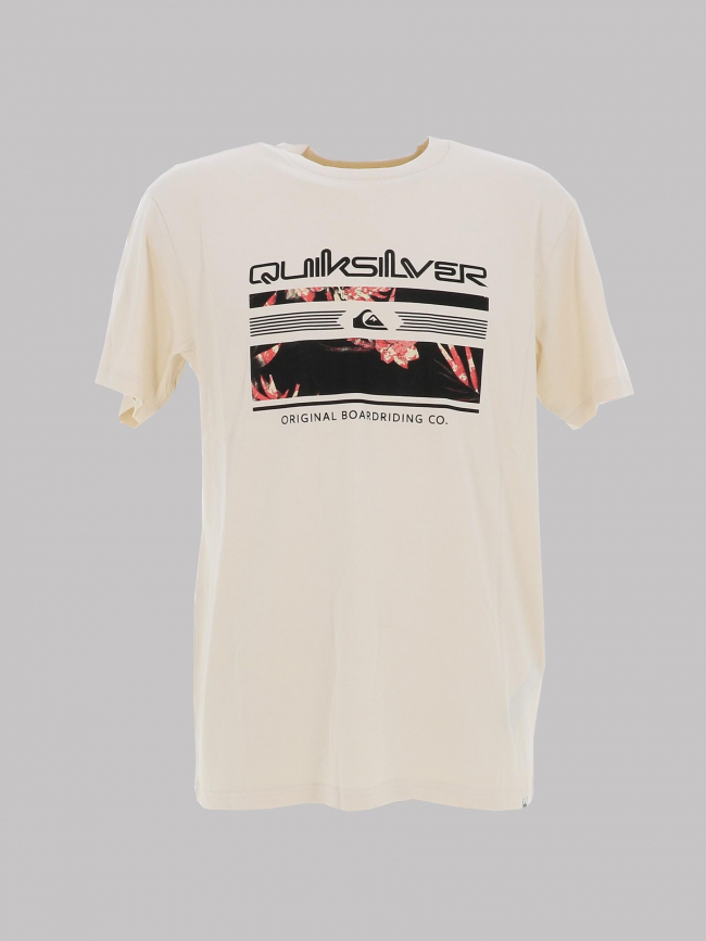 T-shirt hide palm locked beige homme - Quiksilver