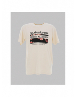 T-shirt hide palm locked beige homme - Quiksilver