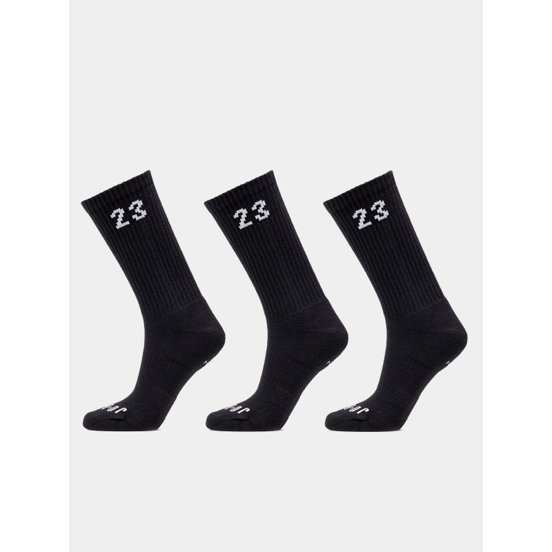 Pack 3 paires de chaussettes crew essential noir - Nike