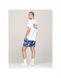 T-shirt regular flower power blanc homme - Tommy Jeans