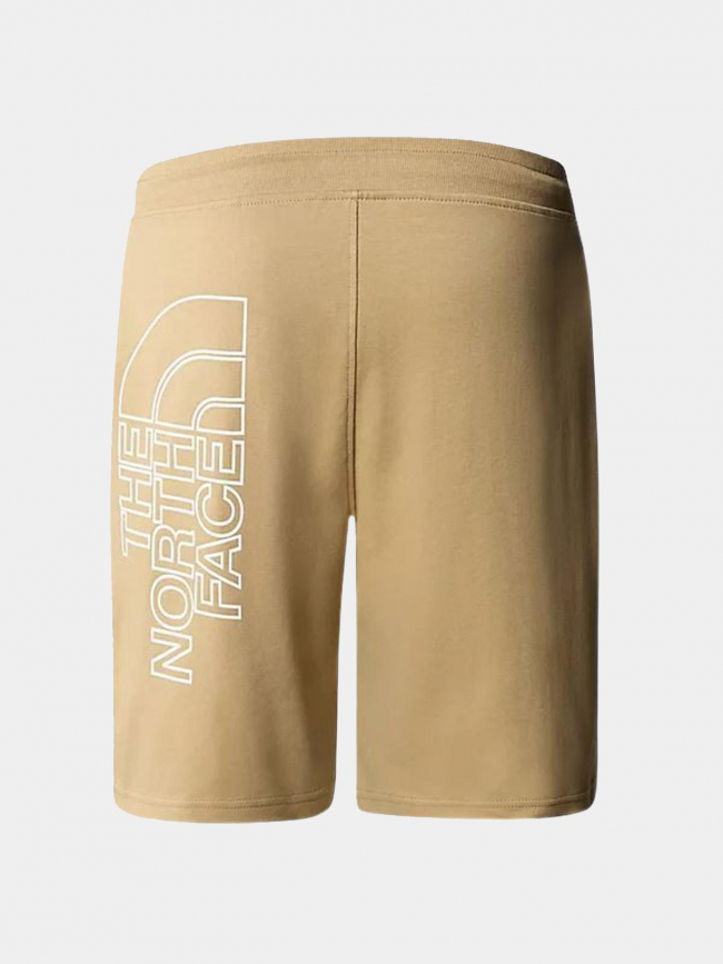 Short jogging graphic logo beige homme - The North Face