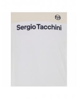 T-shirt grade blanc/beige homme - Sergio Tacchini