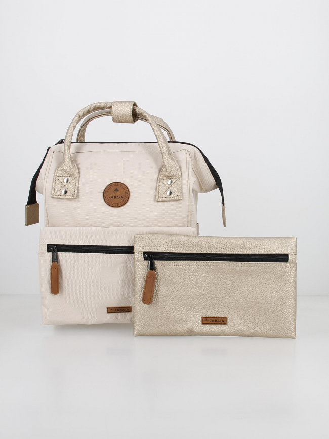 Sac à dos maxi adventurer alger beige écru - Cabaïa