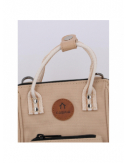 Sac bandoulière nano lobito beige femme - Cabaïa