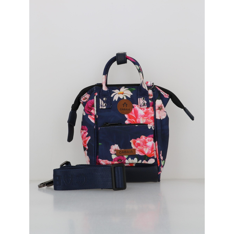 Sac bandoulière nano osaka bleu marine femme - Cabaïa