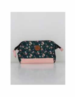 Trousse de toilette lancaster road vert rose - Cabaïa