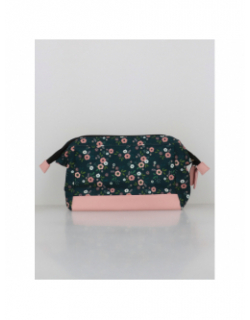 Trousse de toilette lancaster road vert rose - Cabaïa