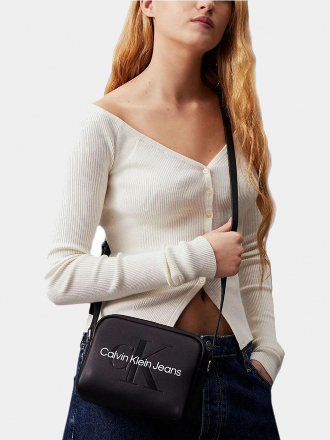 Sacoche bandoulière camera bag noir - Calvin Klein Jeans