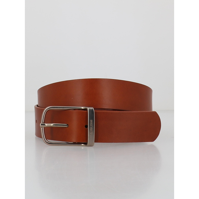 Ceinture en cuir basic large marron femme - Salsa