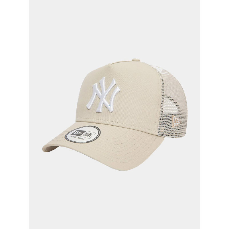 Casquette trucker league beige homme - New Era