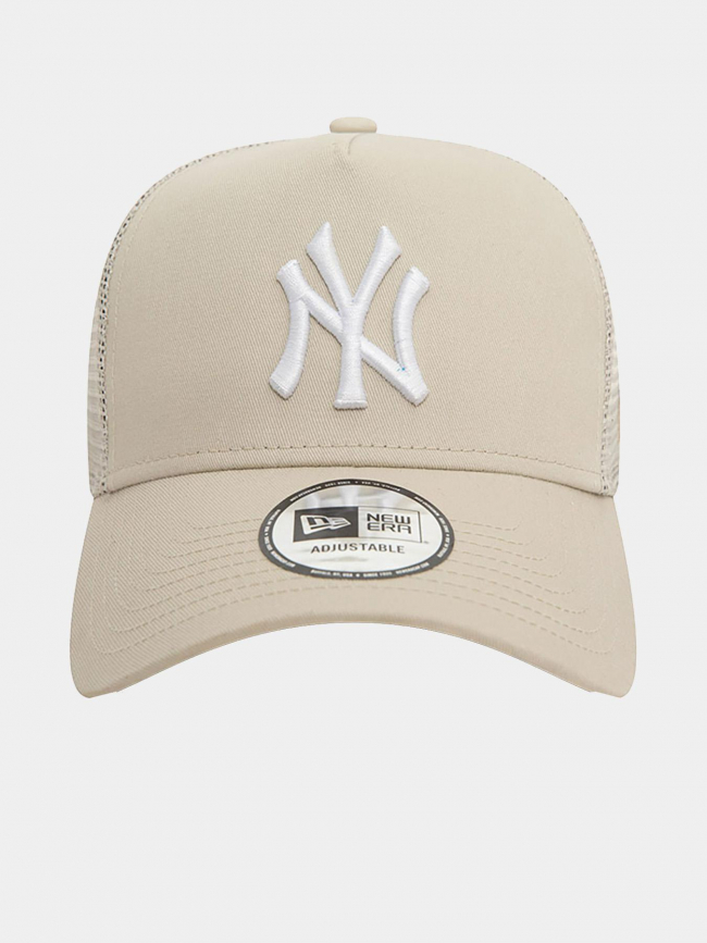 Casquette trucker league beige homme - New Era