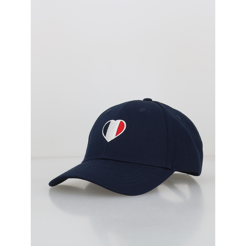 Casquette franciska coeur bleu marine femme - Only