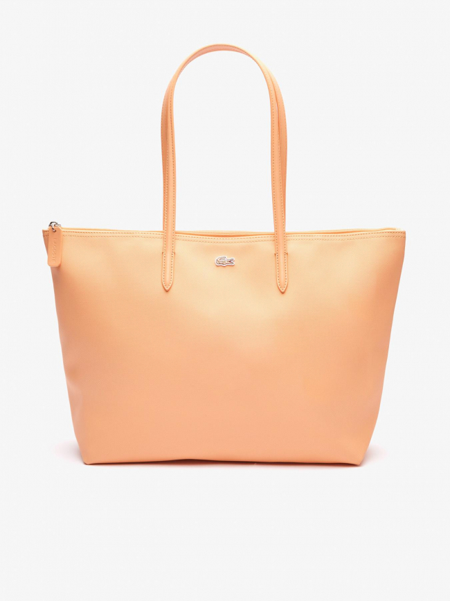 Sac shopping orange femme - Lacoste