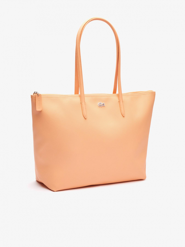 Sac shopping orange femme - Lacoste