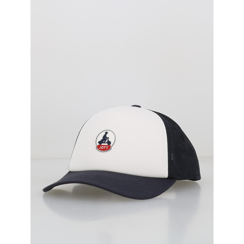 Casquette trucker bicolore sail bleu blanc - Jott