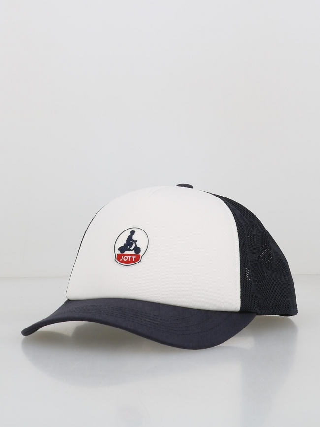 Casquette trucker bicolore sail bleu blanc - Jott