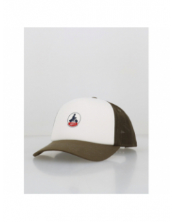 Casquette trucker sail bicolore army kaki blanc - Jott