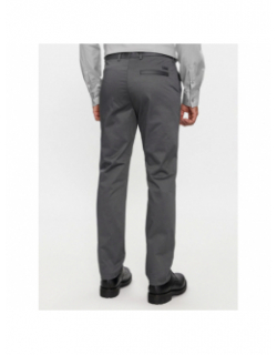 Pantalon slim stretch effet satiné gris homme - Calvin Klein