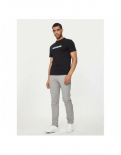 T-shirt cut out shadow logo noir homme - Calvin Klein