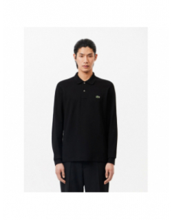 Polo manches longues noir homme - Lacoste