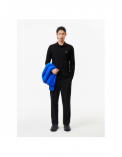 Polo manches longues noir homme - Lacoste