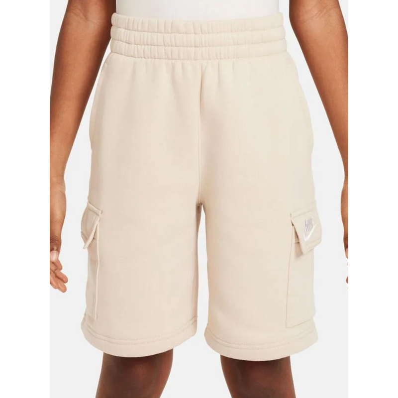 Short jogging cargo nsw club beige garçon - Nike