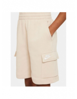 Short jogging cargo nsw club beige garçon - Nike