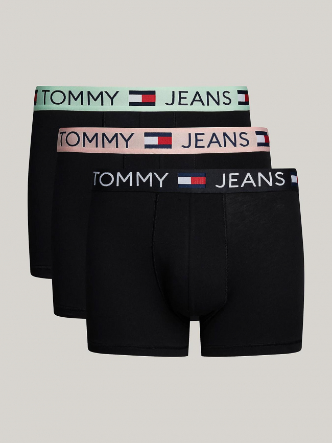 Pack 3 boxers trunk wb coloré noir homme - Tommy Jeans