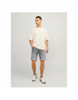 Short en jean rick icon 380 effet usé gris homme - Jack & Jones