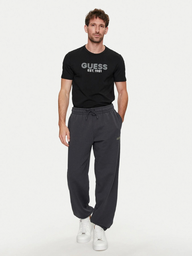 T-shirt éco classic design noir homme - Guess